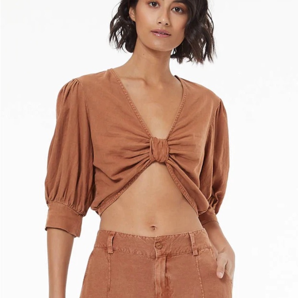 Young Fabulous and Broke linen top